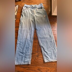 Vans Blue Denim distressed straight leg Jeans